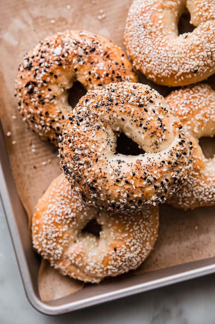 Fresh Bagels at Blend & Brew
